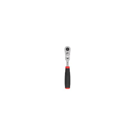 Tekton 1/4 Inch Drive x 6 Inch Flex Head Quick-Release Comfort Grip Ratchet SRH32006